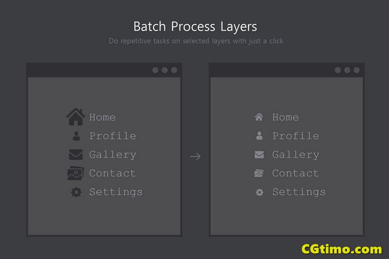 Layer Batch 图层批量处理插件