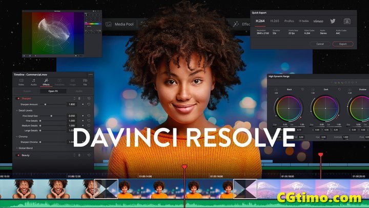 达芬奇调色软件 DaVinci Resolve Studio 16.2.3 Win/Mac 软件下载 第2张