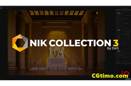 ps插件-Nik滤镜v3图像调色降噪人像后期处理插件  Nik Collection by DxO