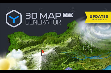 ps插件-3D Map Generator Geo 汉化版三维地图一键生成插件下载