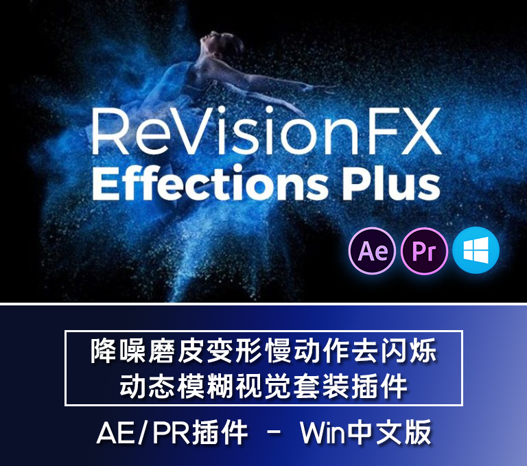 PR/AE插件-REVisionFX v21 视频降噪调速变形修复插件下载 AE相关 第2张