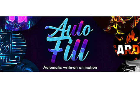 AE插件-AutoFill v1 自动填充生长动画插件下载+教程