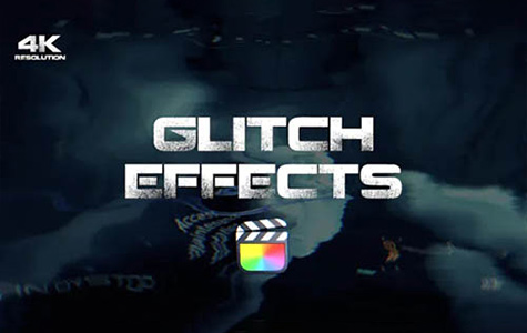 FCPX插件-30款毛刺故障信号干扰特效 Glitch Effects