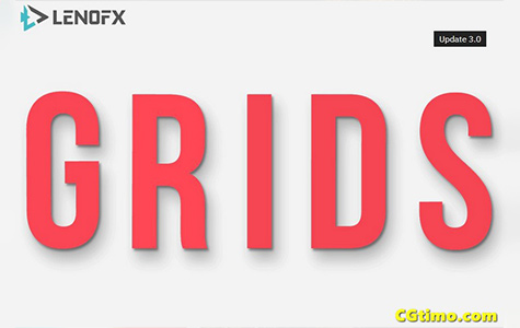 FCPX插件-100款视频画面多格分屏展示动画预设 LenoFX Grids