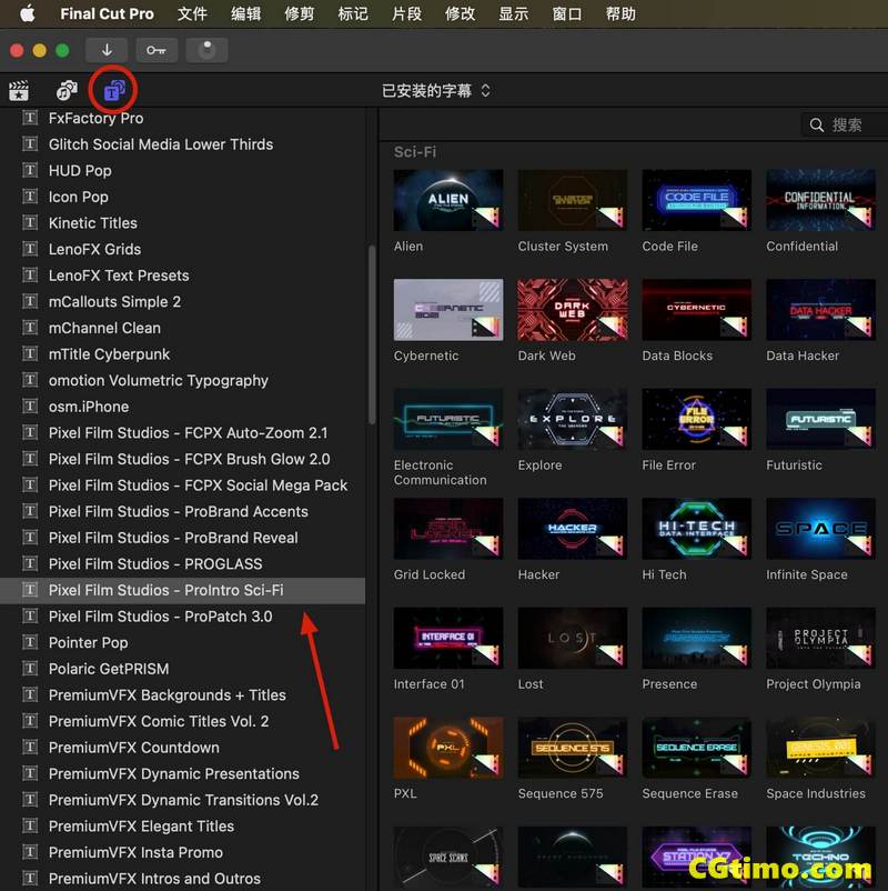 FCPX插件-30款霓虹灯光光效文字标题动画预设 支持M1 ProIntro Sci-Fi FCPX插件 第8张