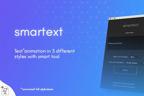 AE脚本-智能文字标题动画生成器 Smartext – Animated Text Tool