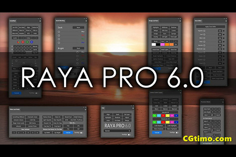 ps插件-Raya Pro 6.0 中文版 摄影风光风景后期处理终极亮度蒙版插件