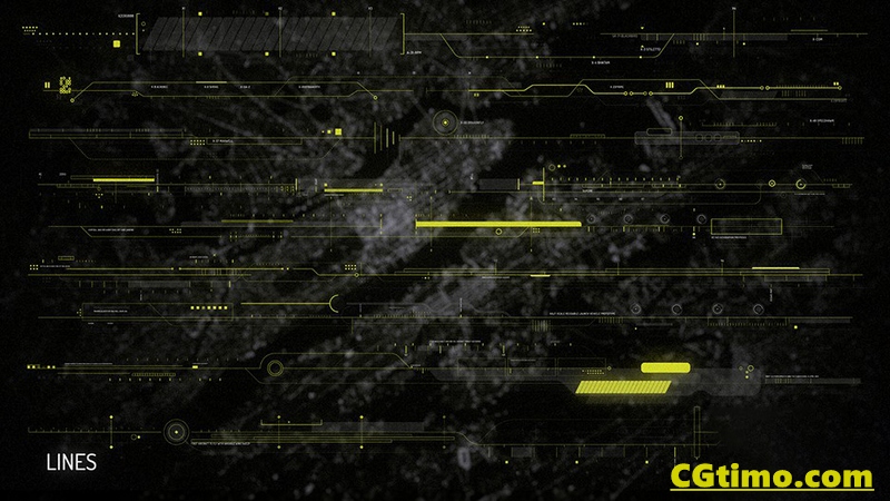 AE模板-250款未来科技感HUD信息数据UI界面动画 HUD and UI Data Pack AE模板 第6张