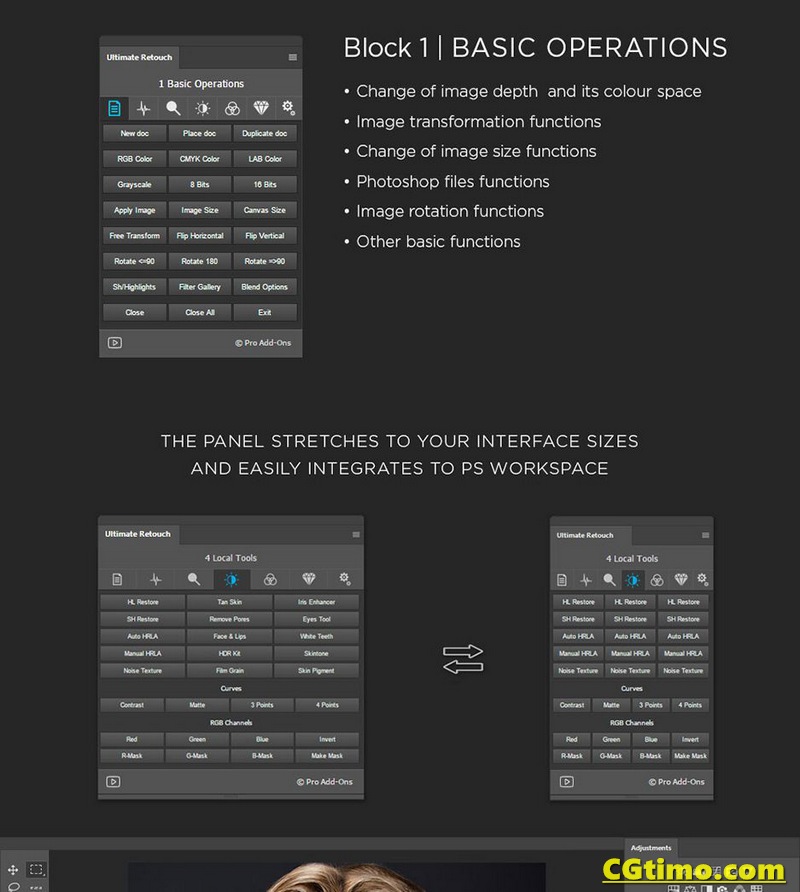 PS插件-PS终极人像精修磨皮润饰扩展面板 Ultimate Retouch Panel 3.9.1 汉化中文版 支持Win/Mac PS相关 第7张