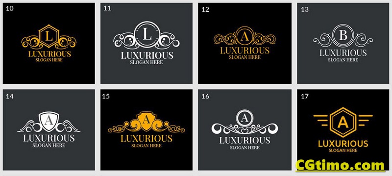 ps样机-100款企业LOGO标志徽标设计PS样机 100 Luxurious Logo Bundle Mockups样机 第2张