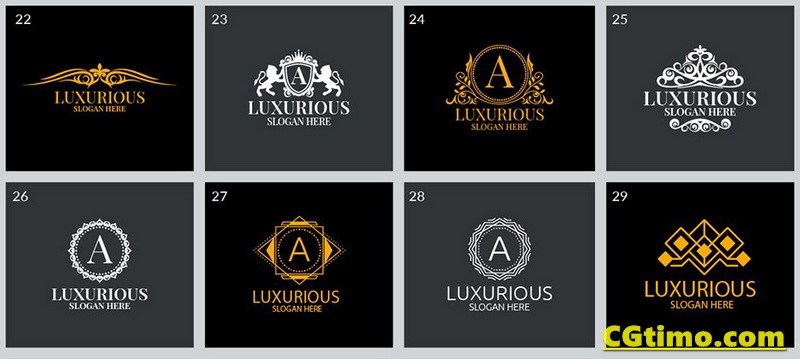 ps样机-100款企业LOGO标志徽标设计PS样机 100 Luxurious Logo Bundle Mockups样机 第3张