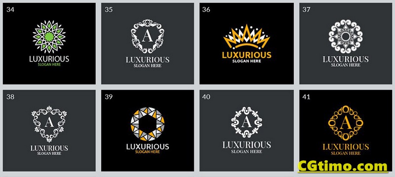 ps样机-100款企业LOGO标志徽标设计PS样机 100 Luxurious Logo Bundle Mockups样机 第4张