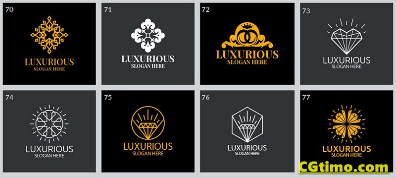 ps样机-100款企业LOGO标志徽标设计PS样机 100 Luxurious Logo Bundle Mockups样机 第7张