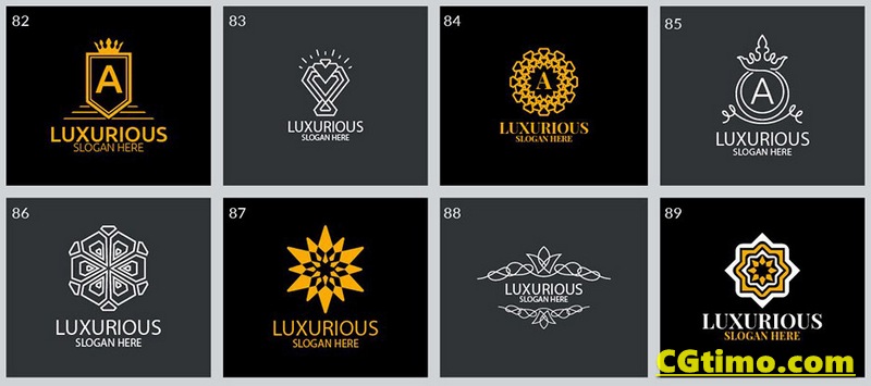 ps样机-100款企业LOGO标志徽标设计PS样机 100 Luxurious Logo Bundle Mockups样机 第8张