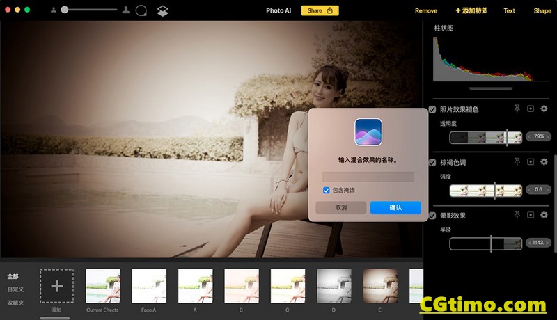 Photo AI Lite 2.1智能照片滤镜编辑特效软件 Mac 中文版 软件下载 第5张