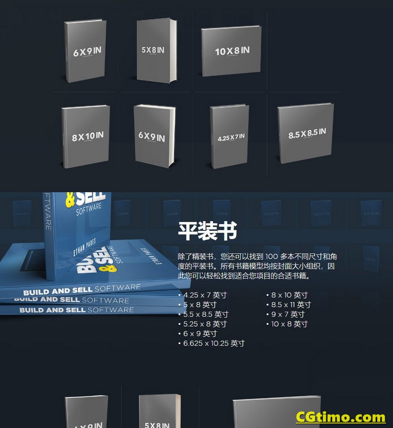 PS样机-500+款3D书籍杂志展示营销场景PSD包装样机 CoverActionPro 3.0 PSD素材 第6张