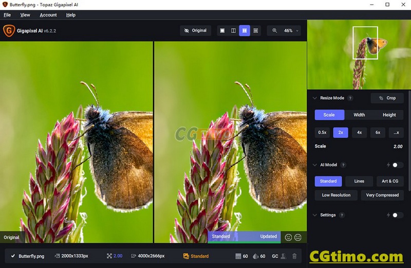 Topaz Gigapixel AI 6.2.2 AI智能图像无损放大工具软件 +10G ai模型 win/mac 软件下载 第6张