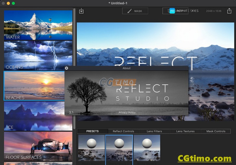 Reflect Studio 3.1 Mac版水波纹倒影特效生成软件 软件下载 第2张