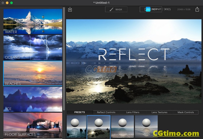 Reflect Studio 3.1 Mac版水波纹倒影特效生成软件 软件下载 第3张