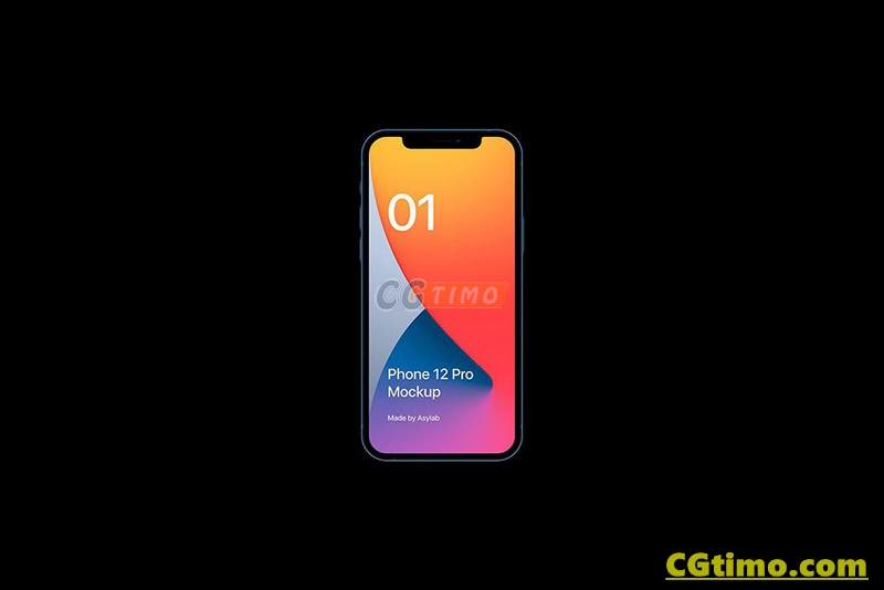 PS样机-20款苹果12 pro界面APP演示iPhone 12 pro模型psd样机 Mockups样机 第8张