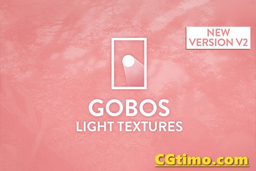 Blender插件-Gobos Light Textures 真实光线投影三维场景纹理贴图制作插件