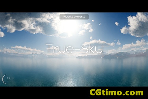 Blender插件-True-Sky V1.0 真实三维空间模拟插件