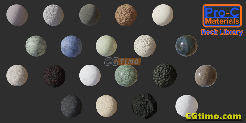 Blender插件-Pro-C Materials 程序化材质预设库 Blender插件 第18张