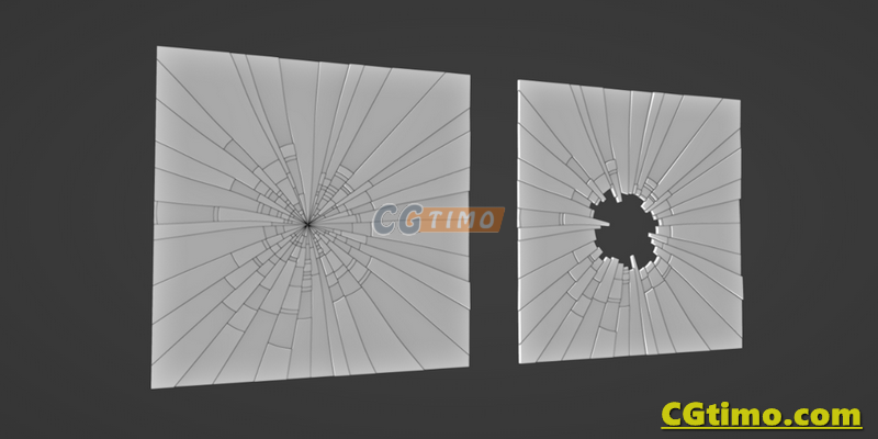 Blender插件-Cracker V1 模型自定义裂纹破碎插件 Blender插件 第2张