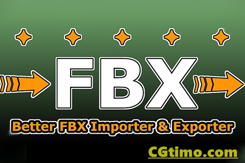 Blender插件-Better FBX Importer & Exporter v5.1 FBX模型导入导出工具