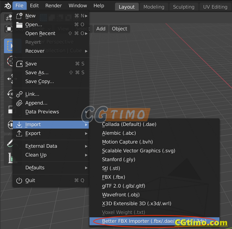 Blender插件-Better FBX Importer & Exporter v5.1 FBX模型导入导出工具 Blender插件 第4张