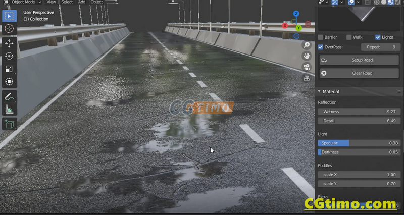 Blender插件-City Road Builder V1.0 三维城市道路系统生成插件 Blender相关 第16张