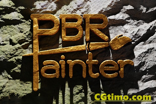 Blender插件-Pbr Painter v2.2.9 多通道PBR材质纹理绘制插件