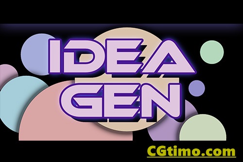 Blender插件-Idea Gen v1.3 随机创意生成助手