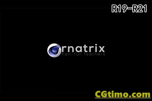 C4D插件-Ornatrix v1  毛发羽毛模拟插件 英文版