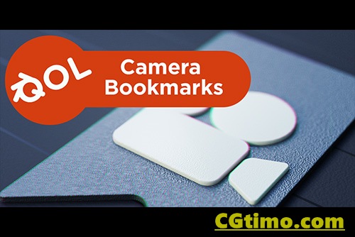 Blender插件-Qol Tools Camera Bookmarks V1.5 摄像机位置标签记录插件