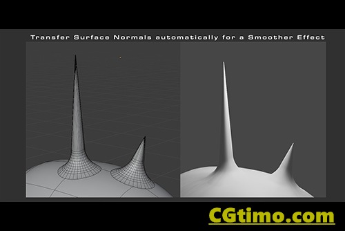 Blender插件-Conform Object v1.0.5 模型吸附贴合插件