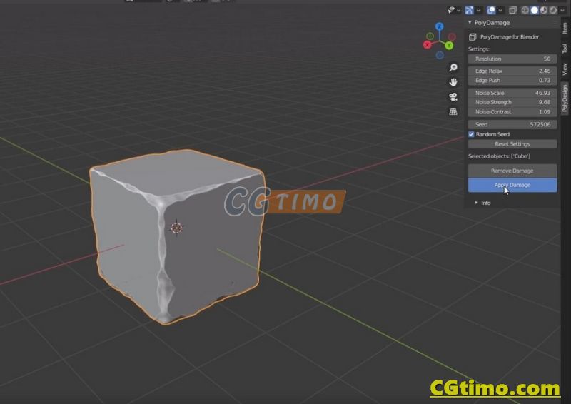 Blender插件-PolyDamage 模型添加细节损坏纹理效果插件 Blender插件 第6张