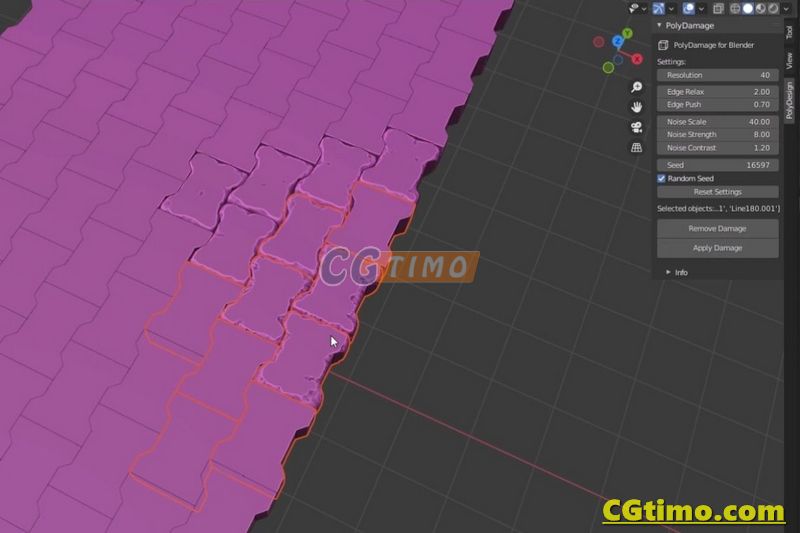 Blender插件-PolyDamage 模型添加细节损坏纹理效果插件 Blender插件 第4张