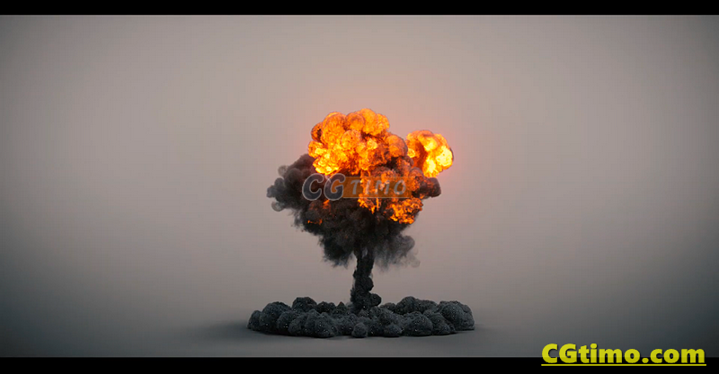 Blender插件-Khaos – Ultimate Explosion Destruction 火焰烟雾特效爆炸破碎特效插件 Blender插件 第3张