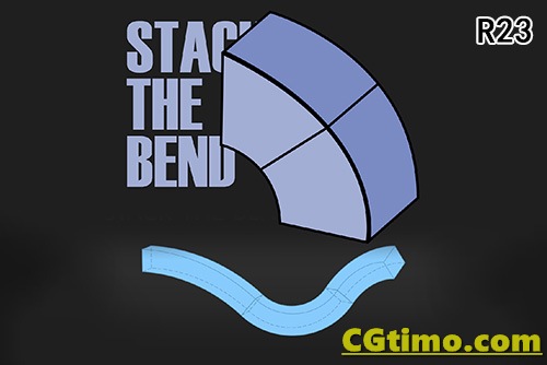 C4D插件-Stack The Bend v1.3 玩去效果叠加插件 支持R23