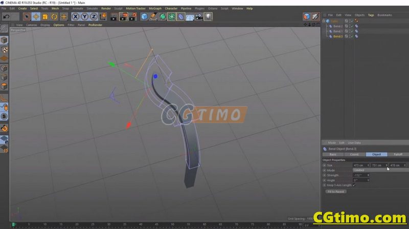 C4D插件-Stack The Bend v1.3 玩去效果叠加插件 支持R23 C4D相关 第2张