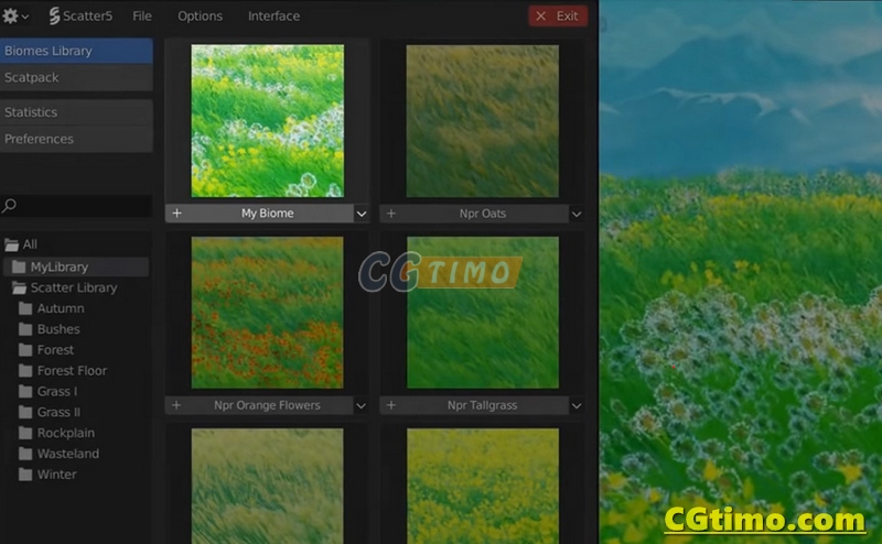 Blender插件-Scatter V5.3 三维植物花草生成插件 Blender插件 第28张