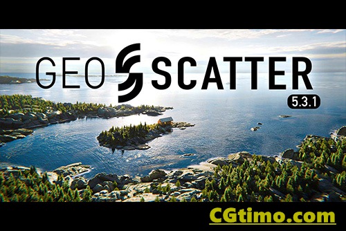 Blender插件-Scatter V5.3 三维植物花草生成插件