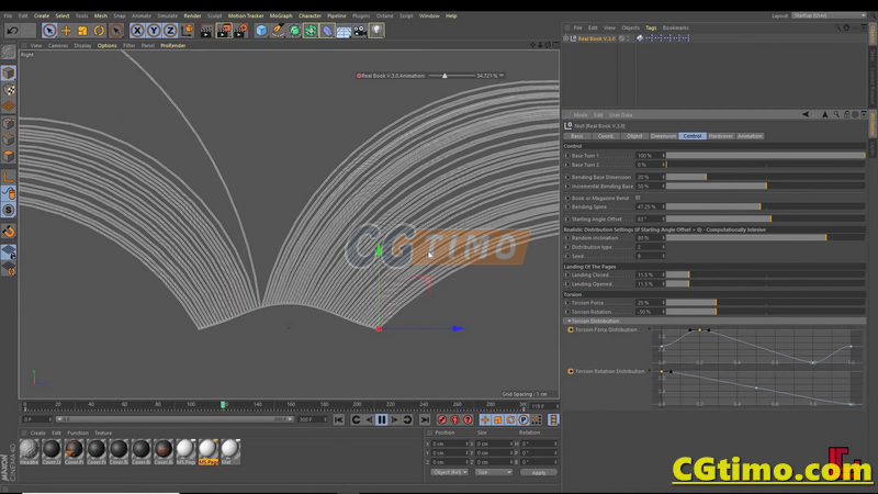 C4D插件-Realbook V3.1 真实模拟翻书效果动画预设插件 支持R16-R23 C4D相关 第3张