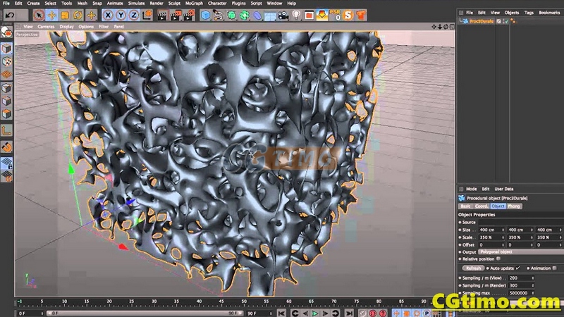 C4D插件-CodeVonc Proc3durale 2.0.1 模型腐蚀镂空溶洞特效插件 汉化版 支持R18-R25 C4D插件 第3张