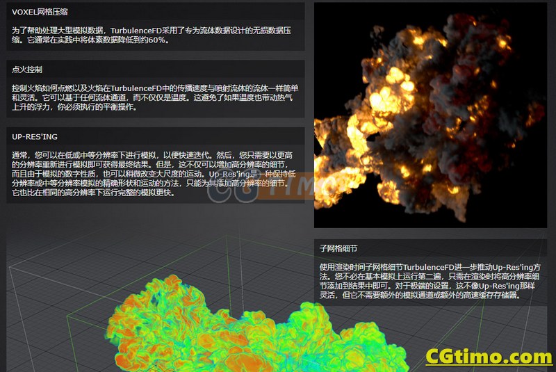 C4D插件-TurbulenceFD v1.0.1465 烟雾火焰流体模拟粒子TFD插件 支持R20-R23 C4D相关 第3张