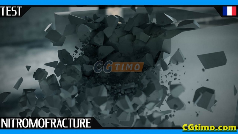 C4D插件-Nitro4D NitroMoFracture v1.06 模型动力学爆炸破碎模拟插件 支持R18-S22 C4D相关 第2张