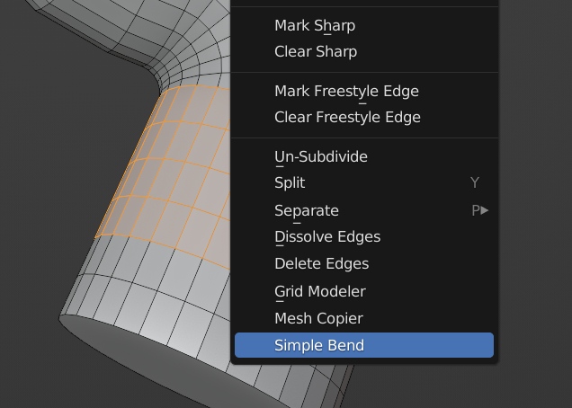 Blender插件-Simple Bend v2.1.7 模型玩去细分效果插件 Blender插件 第6张