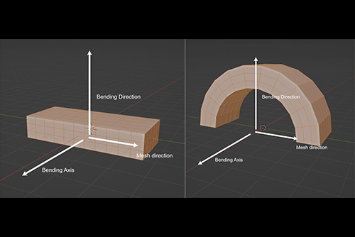 Blender插件-Simple Bend v2.1.7 模型玩去细分效果插件