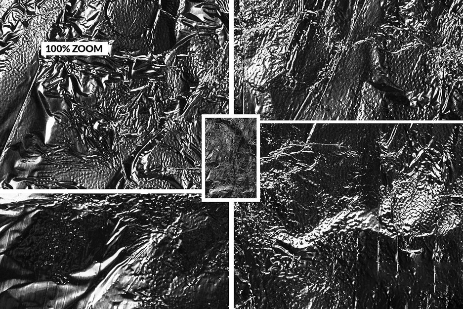 图片素材-16款镀铬金箔纹理黑金褶皱背景素材 图片素材 第7张